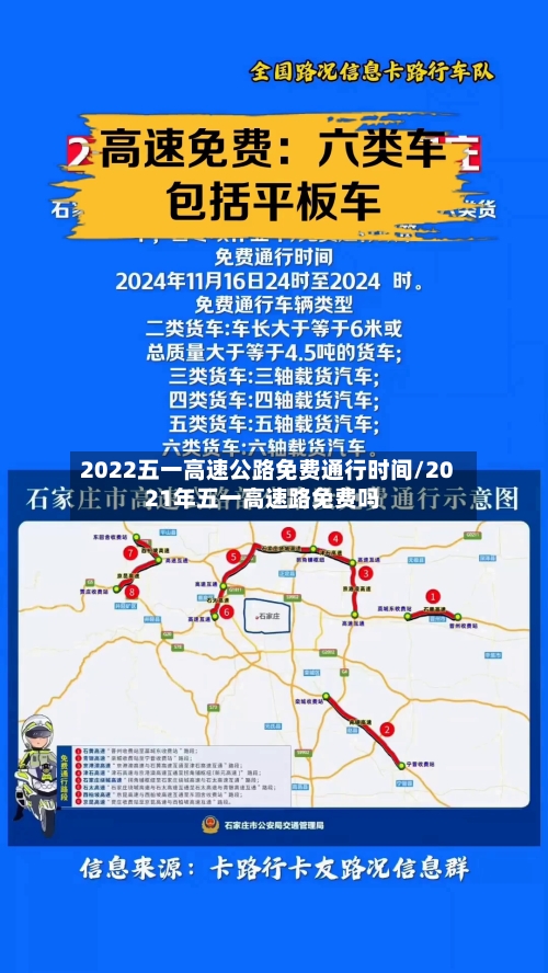 2022五一高速公路免费通行时间/2021年五一高速路免费吗