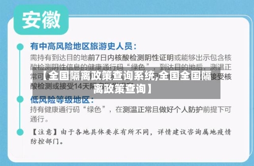 【全国隔离政策查询系统,全国全国隔离政策查询】-第3张图片